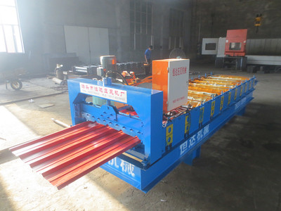 誠售840單層全自動壓瓦機彩鋼瓦設備_液壓機械欄目